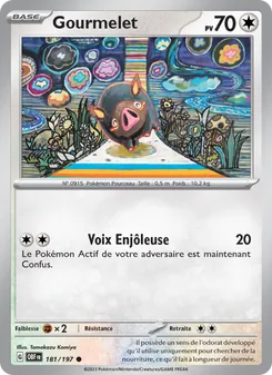 Gourmelet 181/197 Flammes Obsidiennes