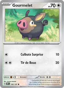 Gourmelet 182/197 Flammes Obsidiennes