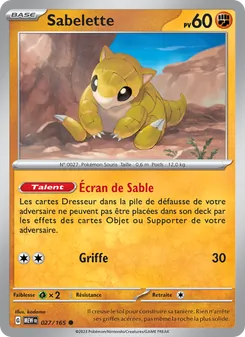 Sabelette 027/165 151