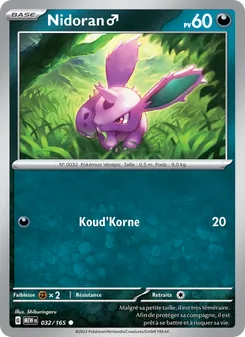 Nidoran♂ 032/165 151