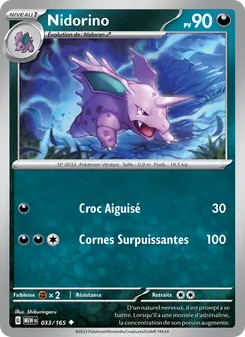 Nidorino 033/165 151