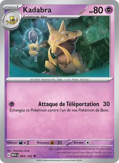 Kadabra 064/165 151