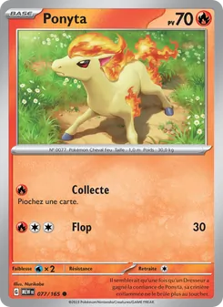 Ponyta 077/165 151
