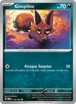 Goupilou 119/182 Faille Paradoxe
