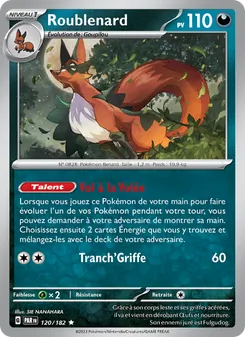 Roublenard 120/182 Faille Paradoxe