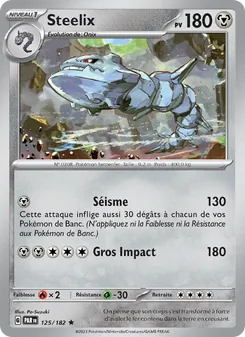 Steelix 125/182 Faille Paradoxe