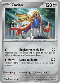 Zacian 136/182 Faille Paradoxe
