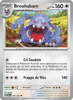 Brouhabam 150/182 Faille Paradoxe