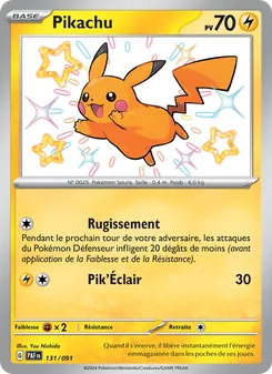 Pikachu 131/091 Destinées de Paldea