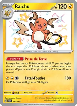 Raichu 132/091 Destinées de Paldea