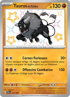 Tauros de Paldea 172/091 Destinées de Paldea