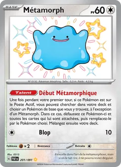 Métamorph 201/091 Destinées de Paldea