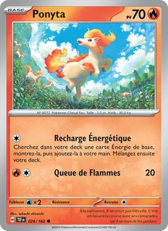 Ponyta 026/162 Forces Temporelles