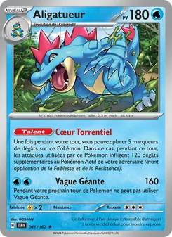 Aligatueur 041/162 Forces Temporelles