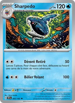 Sharpedo 043/162 Forces Temporelles