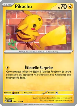 Pikachu 051/162 Forces Temporelles