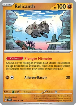 Relicanth 084/162 Forces Temporelles