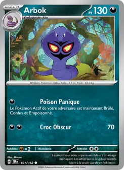 Arbok 101/162 Forces Temporelles