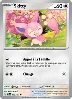 Skitty 130/162 Forces Temporelles
