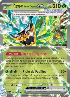 Ogerpon Masque Turquoise-ex 025/167 Mascarade Crépusculaire
