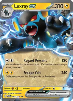 Luxray-ex 068/167 Mascarade Crépusculaire
