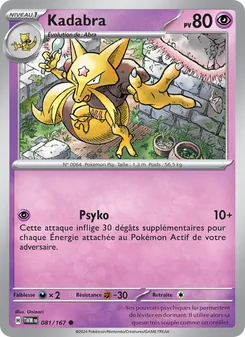 Kadabra 081/167 Mascarade Crépusculaire