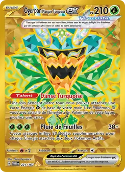 Ogerpon Masque Turquoise-ex 221/167 Mascarade Crépusculaire