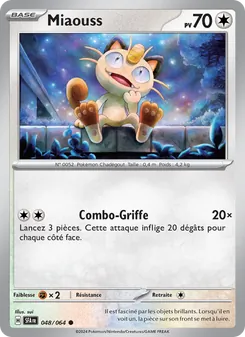 Miaouss 048/064 Fable Nébuleuse