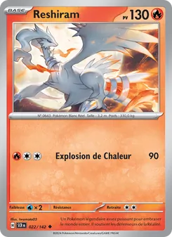 Reshiram 022/142 Couronne Stellaire