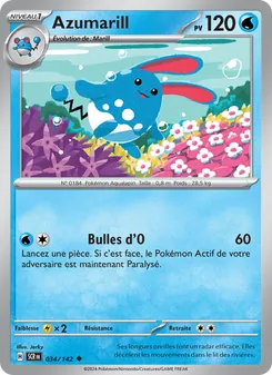 Azumarill 034/142 Couronne Stellaire