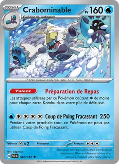 Crabominable 042/142 Couronne Stellaire
