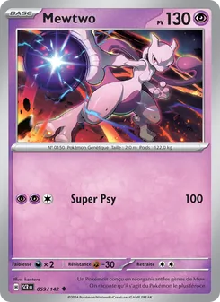 Mewtwo 059/142 Couronne Stellaire