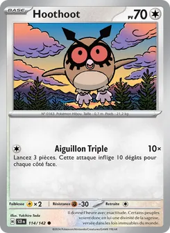 Hoothoot 114/142 Couronne Stellaire