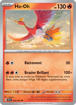 Ho-Oh 019/191 Étincelles Déferlantes