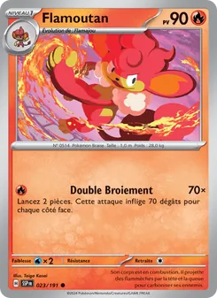 Flamoutan 023/191 Étincelles Déferlantes