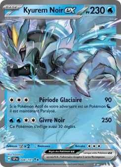 Kyurem Noir-ex 048/191 Étincelles Déferlantes