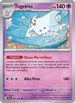 Togekiss 072/191 Étincelles Déferlantes