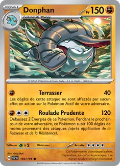 Donphan 103/191 Étincelles Déferlantes