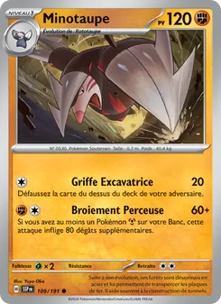 Minotaupe 109/191 Étincelles Déferlantes