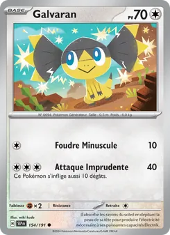 Galvaran 154/191 Étincelles Déferlantes