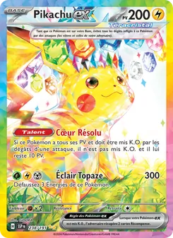Pikachu-ex 238/191 Étincelles Déferlantes