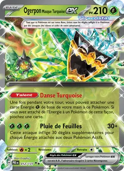 Ogerpon Masque Turquoise-ex 012/131 Évolutions Prismatiques