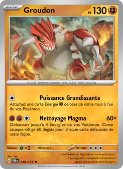 Groudon 049/131 Évolutions Prismatiques