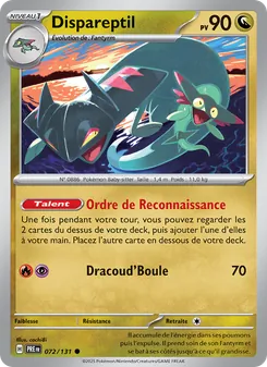 Dispareptil 072/131 Évolutions Prismatiques
