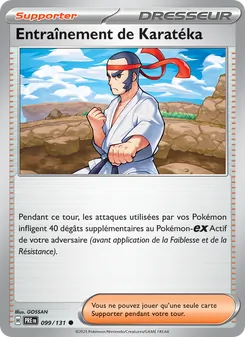 Entraînement de Karatéka 099/131 Évolutions Prismatiques