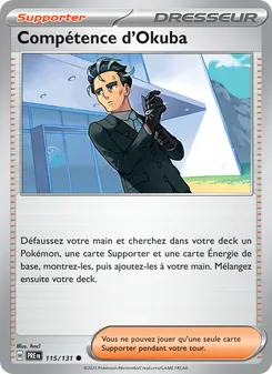 Compétence d'Okuba 115/131 Évolutions Prismatiques