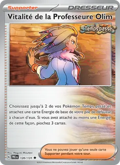 Vitalité de la Professeure Olim 120/131 Évolutions Prismatiques