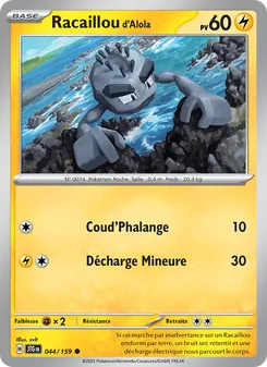 Racaillou d'Alola 044/159 Aventures Ensemble