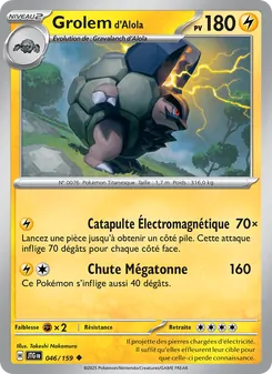 Grolem d'Alola 046/159 Aventures Ensemble