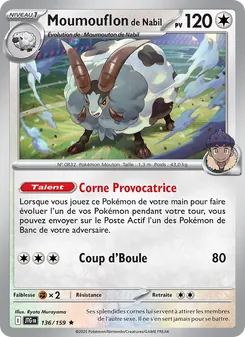 Moumouflon de Nabil 136/159 Aventures Ensemble